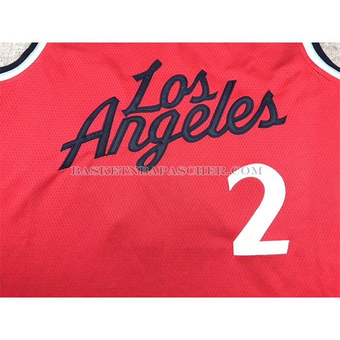 Maillot Los Angeles Clippers Kawhi Leonard NO 2 Statement 2024-25 Rouge